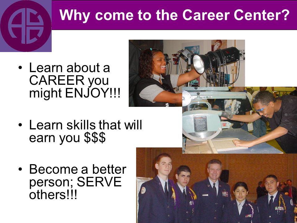 Learn about a CAREER you might ENJOY!!.