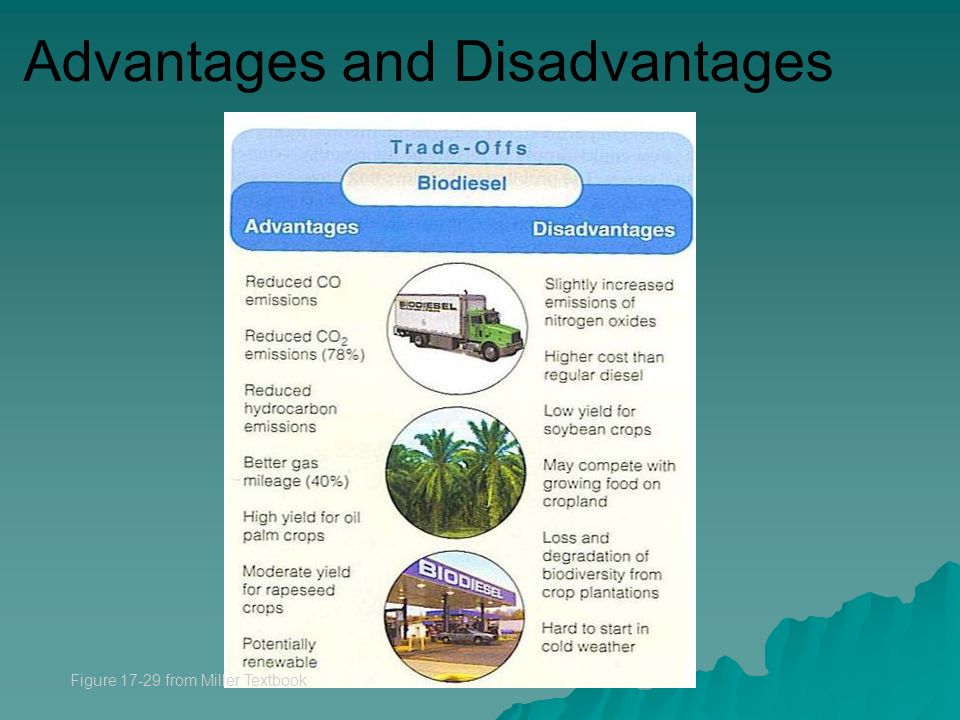 Advantages and Disadvantages Figure from Miller Textbook