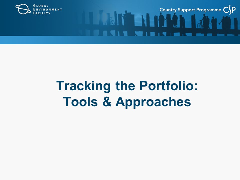 Tracking the Portfolio: Tools & Approaches