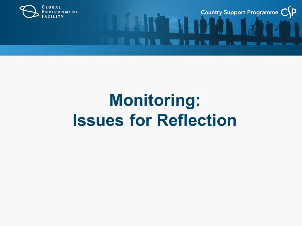 Monitoring: Issues for Reflection