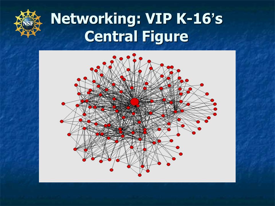 Networking: VIP K-16 ’ s Central Figure