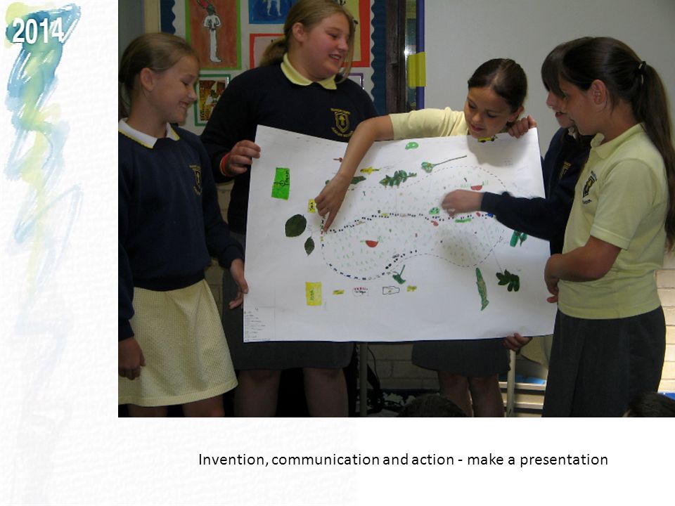 Invention, communication and action - make a presentation
