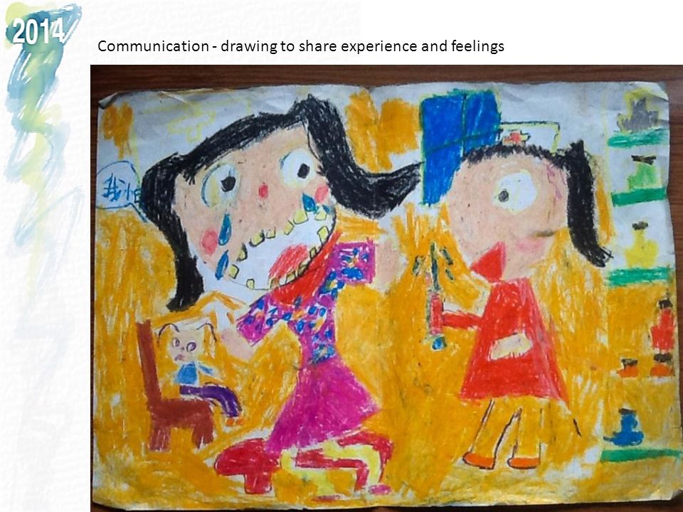 Communication - drawing to share experience and feelings