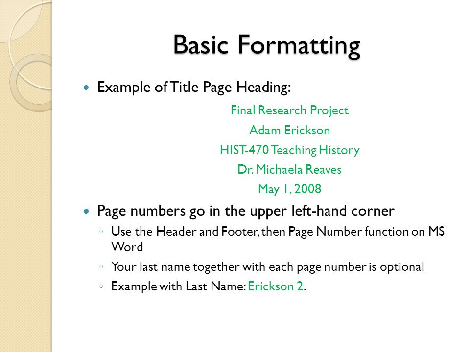 elements of chicago style writing and documentation presentation by chicago style footnotes example