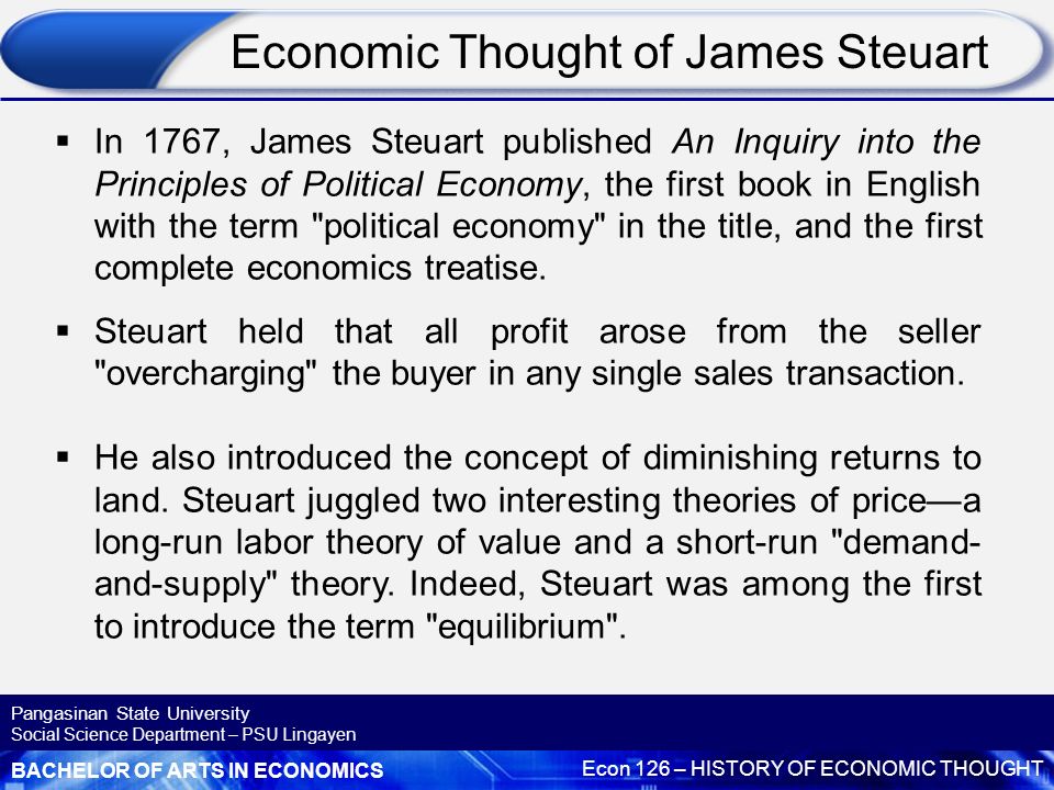 james steuart principles of political economy
