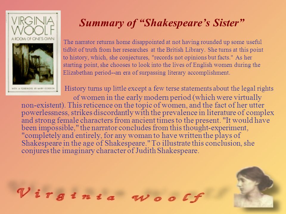 shakespeares sister summary
