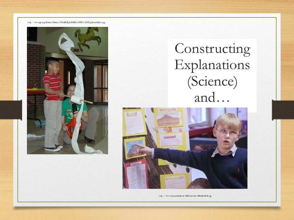 Constructing Explanations (Science) and…