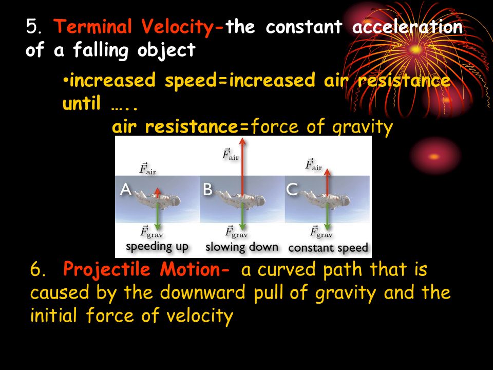 Remember most objects will hit the ground at the same time-if there is no air resistance.