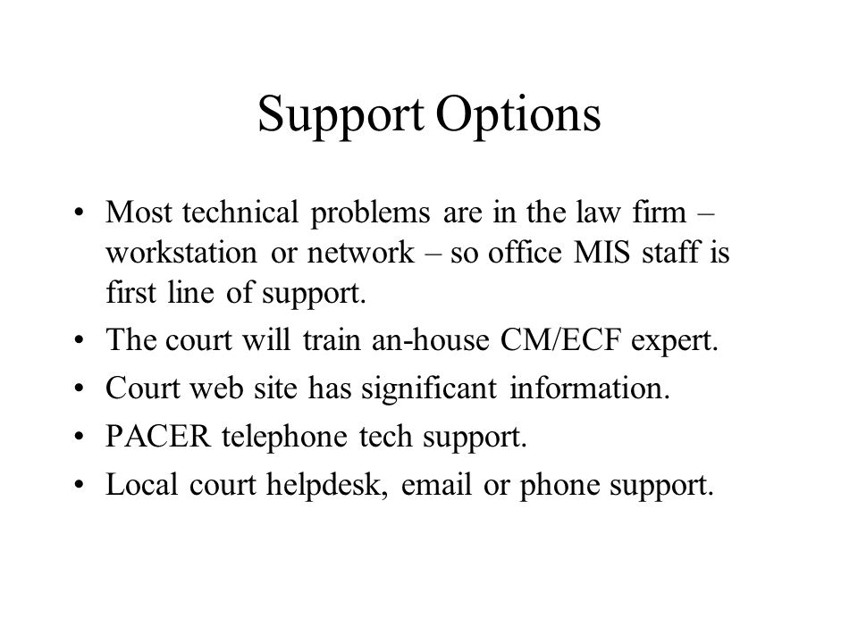 Introducing Cm Ecf Case Management Electronic Case Filing February