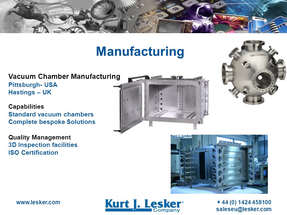Kurt J. Lesker Company, Box Vacuum Chambers