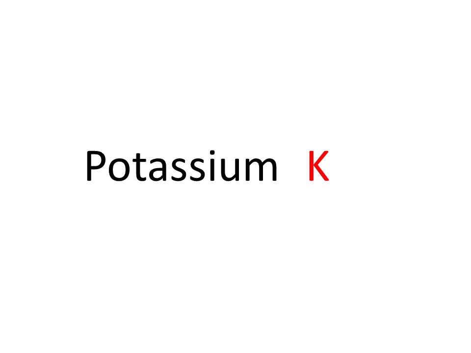 PotassiumK