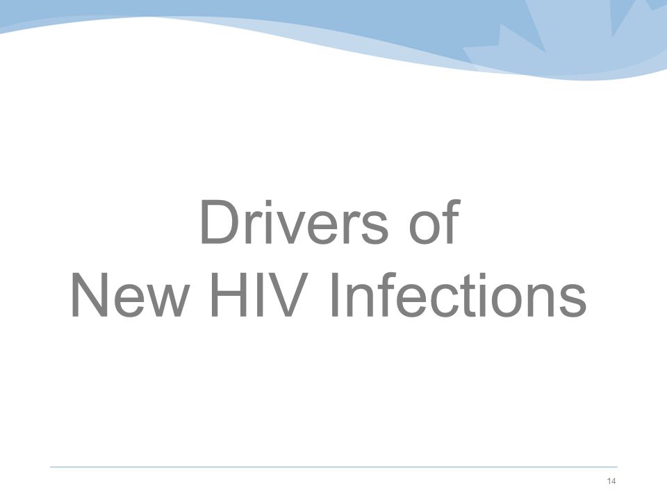 Drivers of New HIV Infections 14