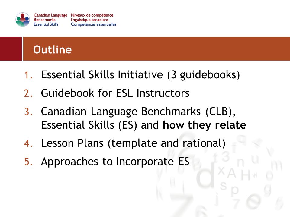 language for work clb and essential skills for esl instructors skills for work
