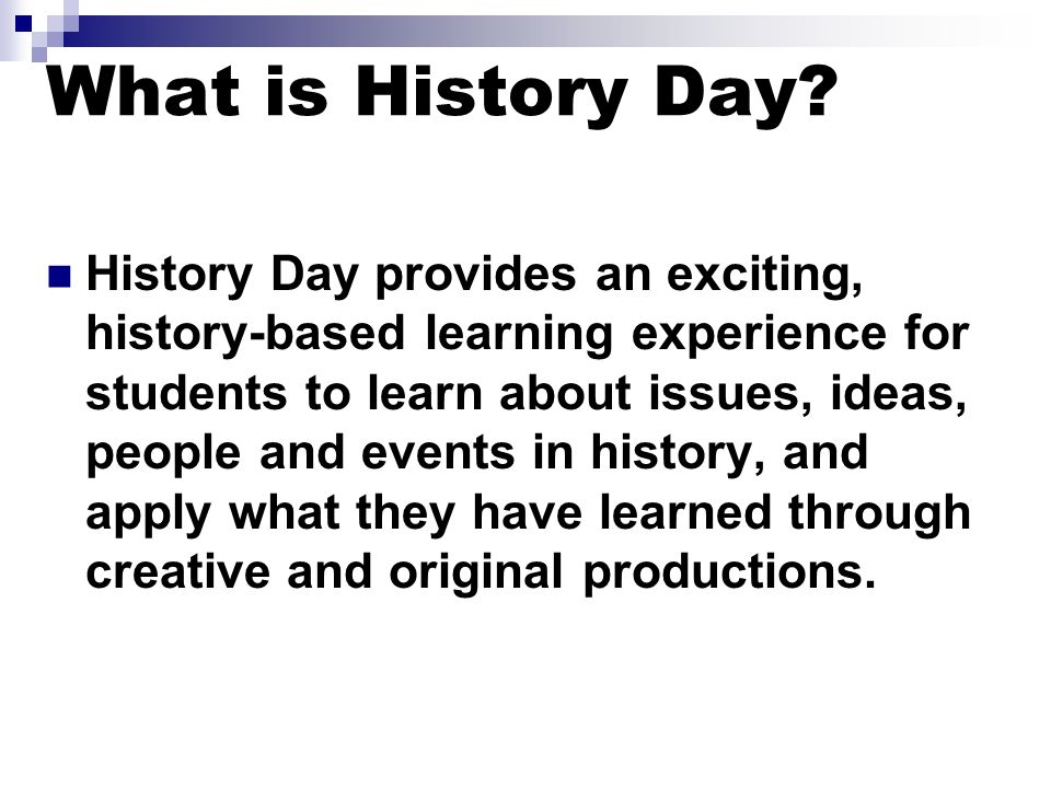 What is History Day.