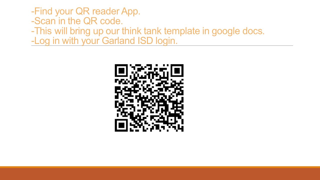 -Find your QR reader App. -Scan in the QR code.