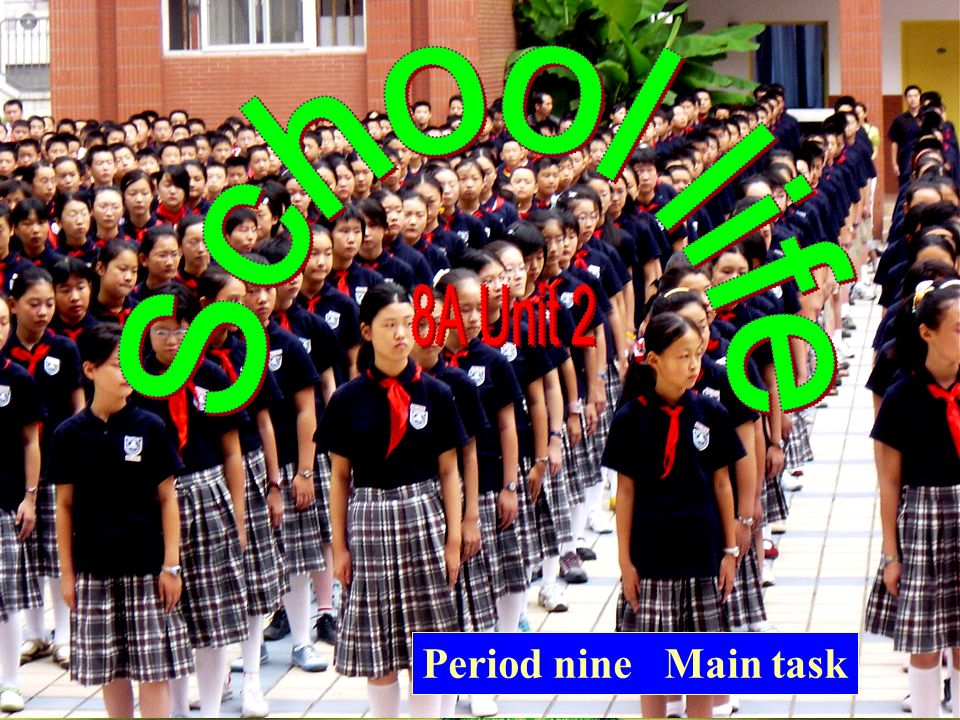 牛津版 八年级 (8A) Unit 2 Period nine Main task