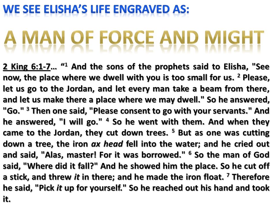 1 June Elisha Was A Disciple Of The Great Prophet Elijah He