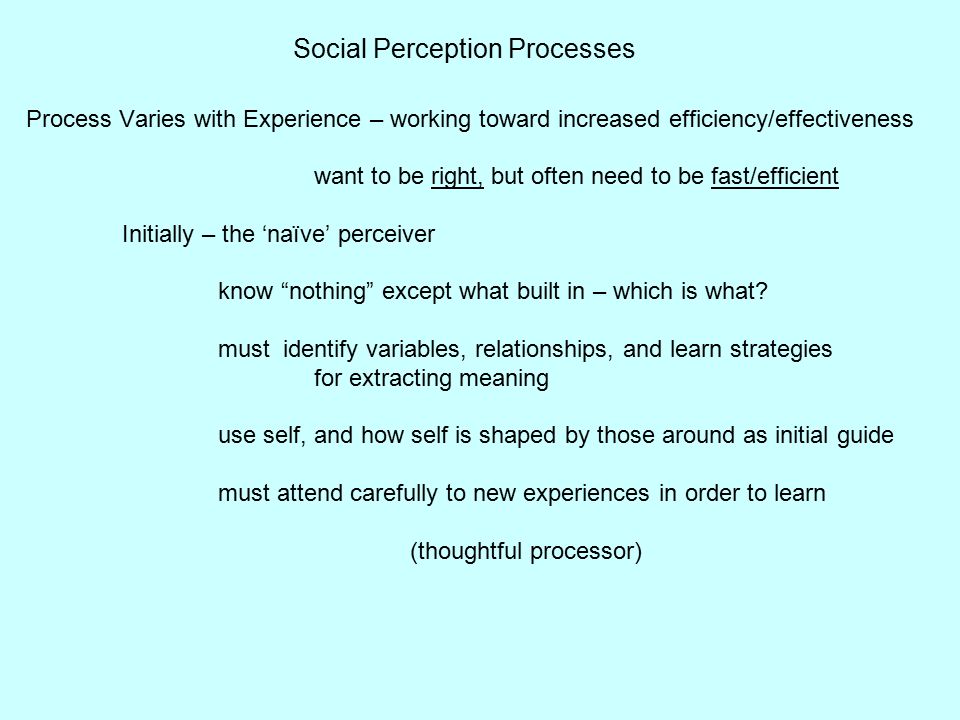 social perception processes social perception includes attribution impression formation