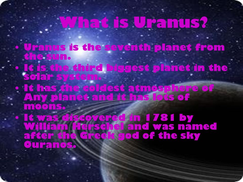 Uranus By Louisa Contents What Is Uranus Interesting Facts About Uranus More Interesting Facts Ppt Download