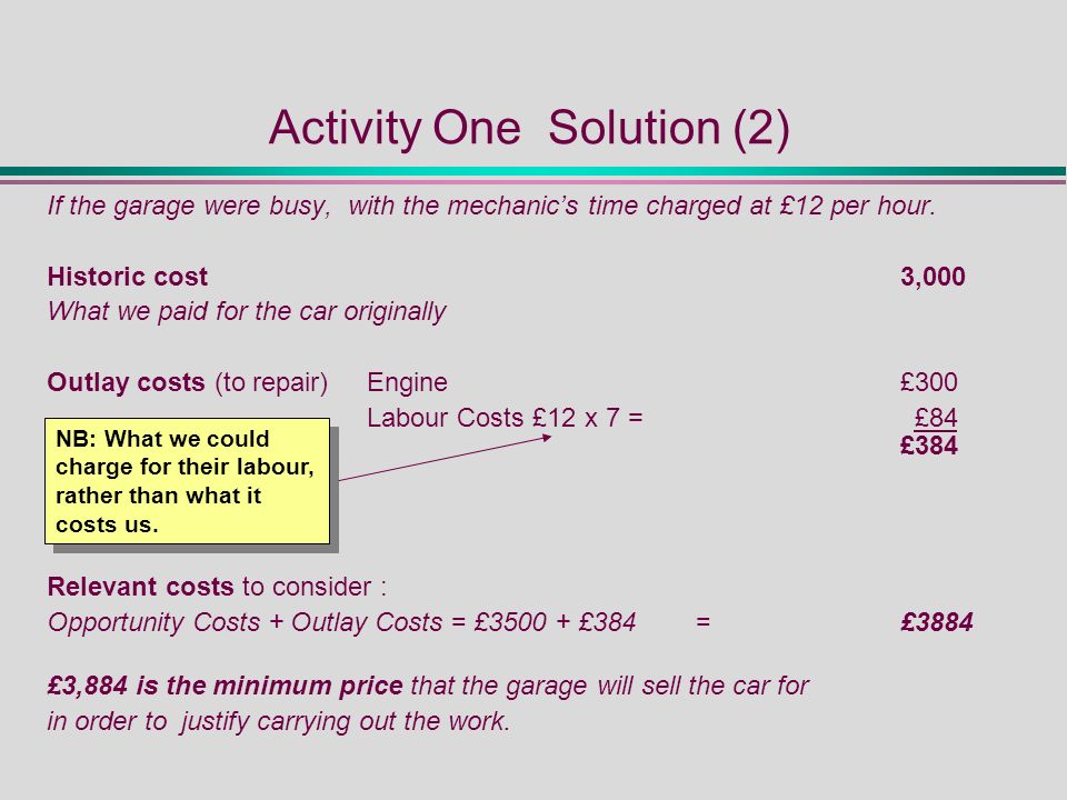 Managing Finance And Budgets Lecture 5 Activities Solutions
