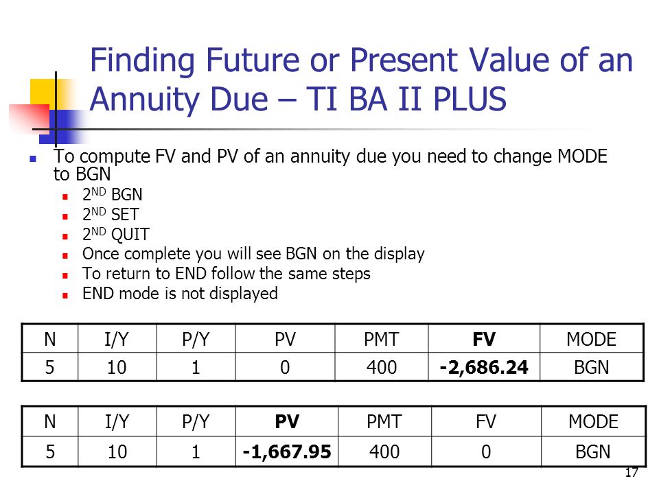 1 Chapter 5 Discounted Cash Flow Valuation. 2 Overview Important  Definitions Finding Future Value of an Ordinary Annuity Finding Future  Value of Uneven. - ppt download