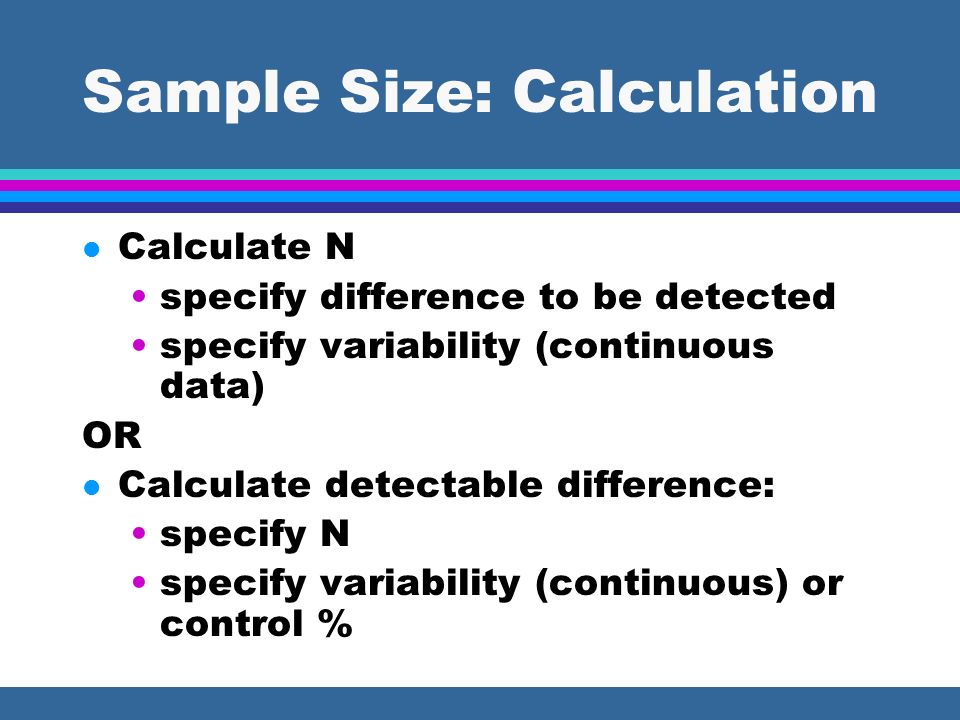 Sample Size Robert F Woolson Ph D Department Of Biostatistics Bioinformatics Epidemiology Joint Curriculum Ppt Download