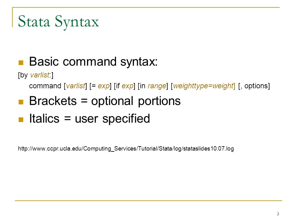 1 Ccpr Computing Services Introduction To Stata Courtney Engel October 26 Ppt Download