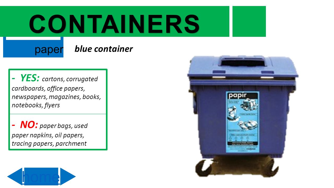 Containers for used clothing - Elkoplast