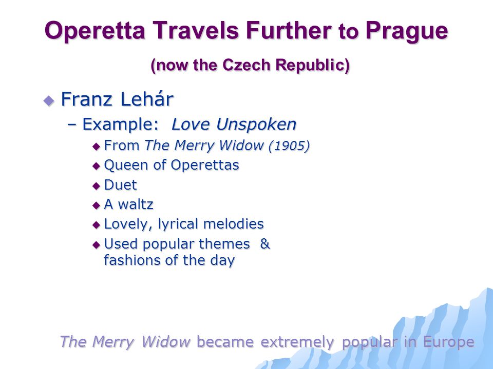Operetta Travels to Vienna, Austria JJJJohann Strauss, Jr.