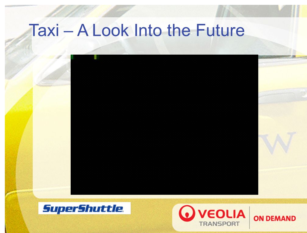 Taxi – A Look Into the Future