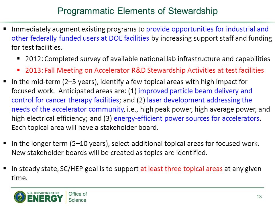 1 U. S. Department of Energy Office of Science Office of High Energy Physics Summer 2013 Accelerator R&D Stewardship Contacts: - ppt download - 웹