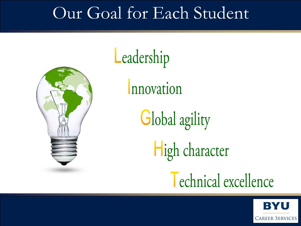 Our Goal for Each Student