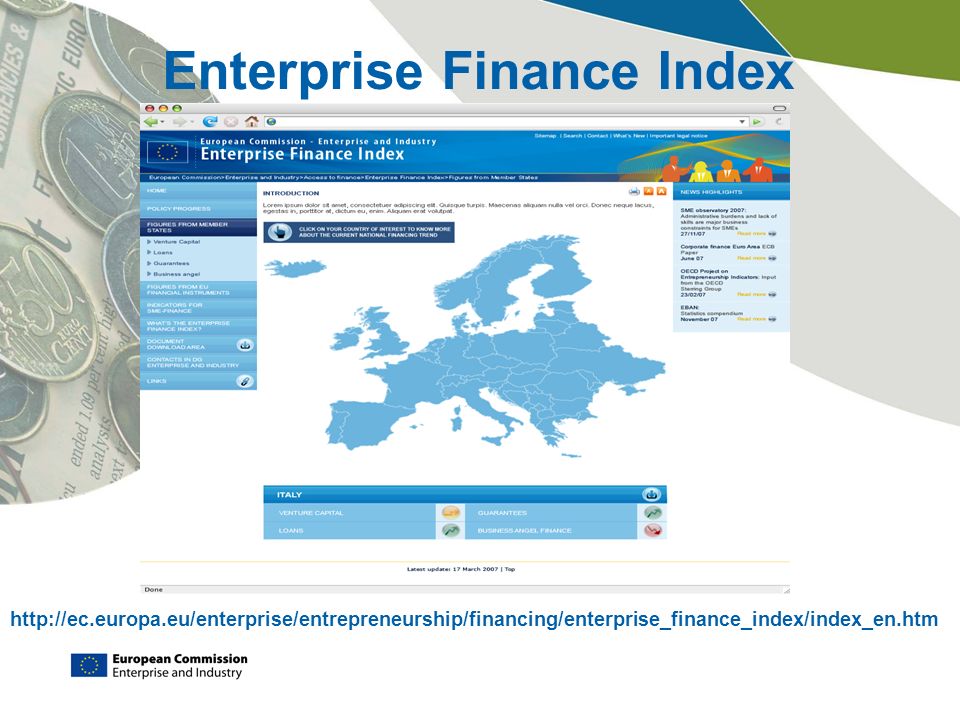 Enterprise Finance Index