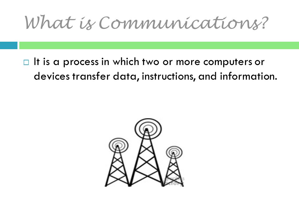 What is Communications.