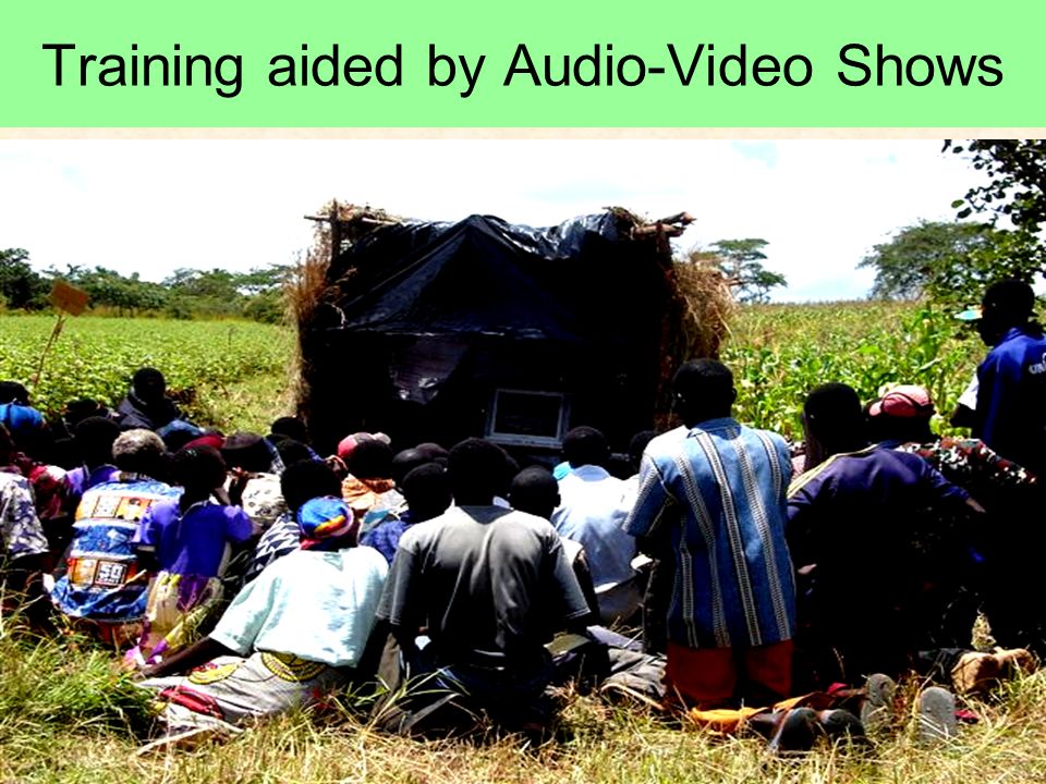 Training aided by Audio-Video Shows