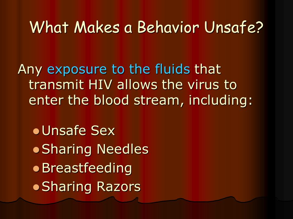 What Makes a Behavior Unsafe.