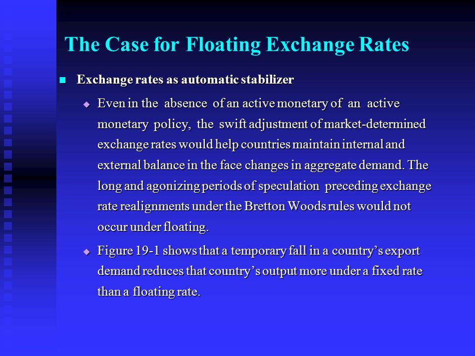 Chapter 19 Macroeconomic Policy and Coordination under Floating Exchange  Rates. - ppt download