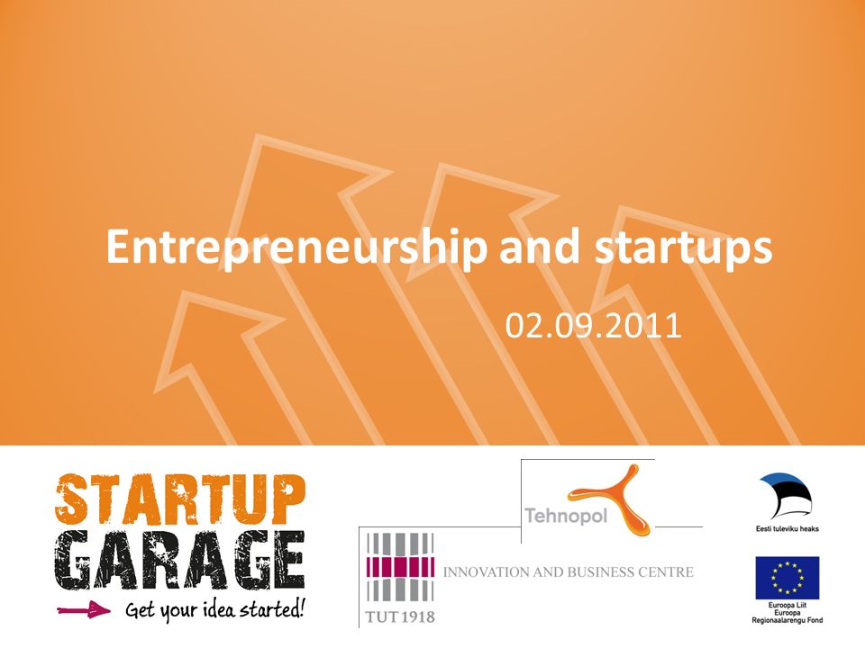 Entrepreneurship and startups