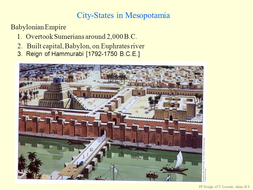Ancient Civilizations City-States in Mesopotamia The City-State 