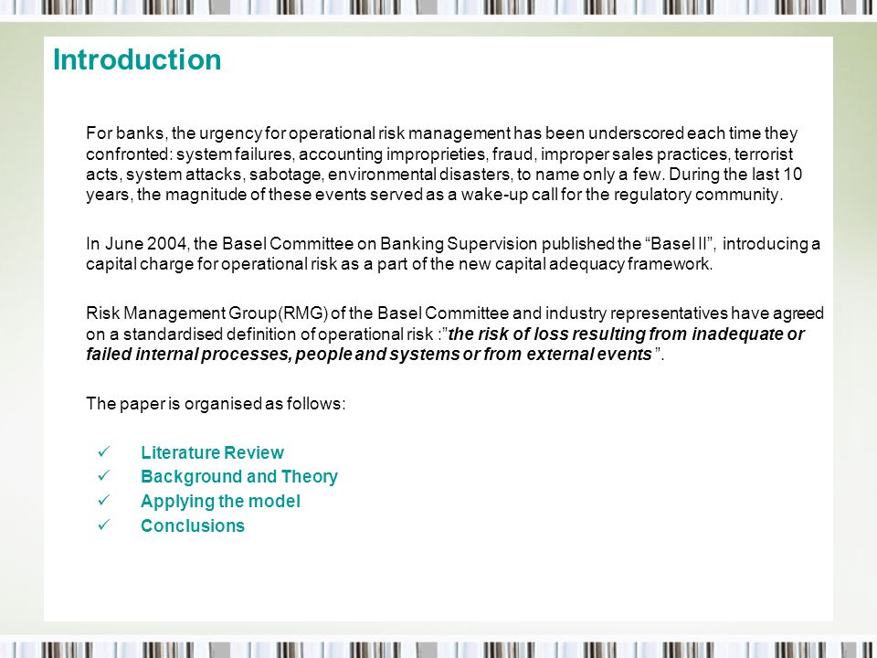 dissertation on risk management in banks