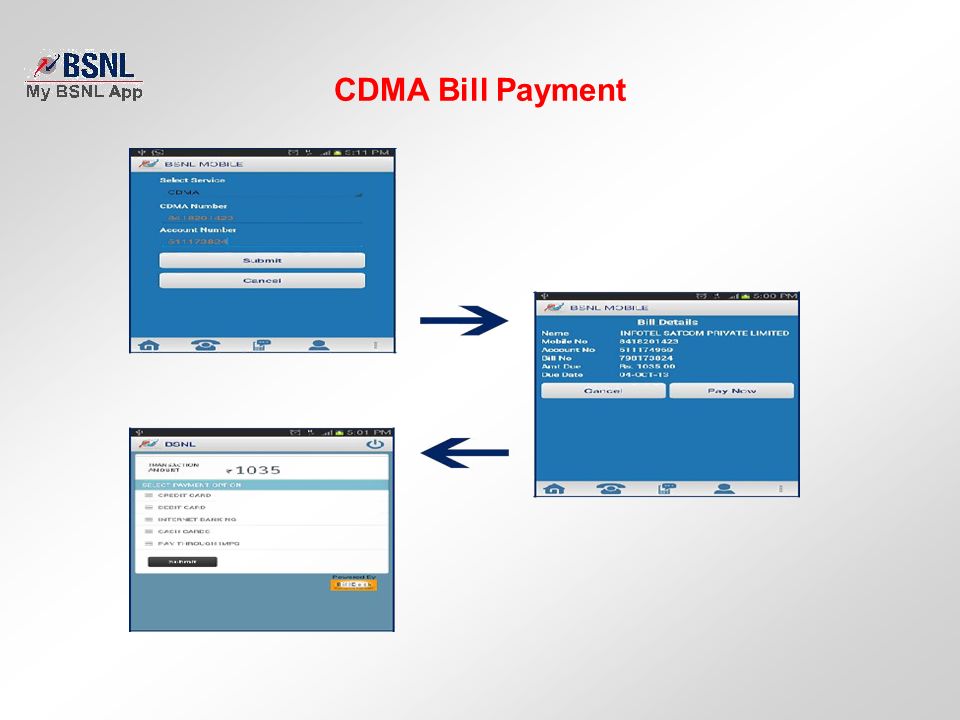 CDMA Bill Payment