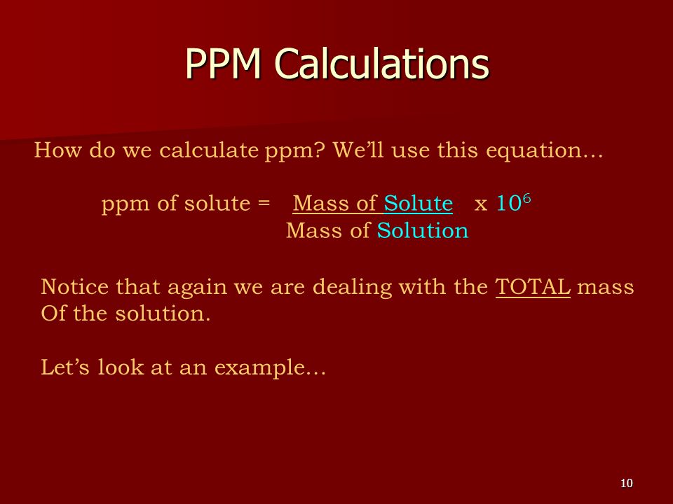 1 Concentration Measurement: Percent and PPM Mr. ShieldsRegents Chemistry  U12 L ppt download
