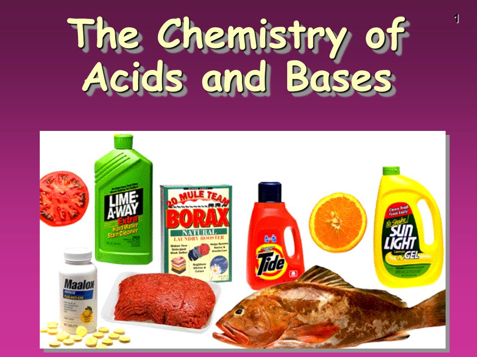 1 The Chemistry of Acids and Bases