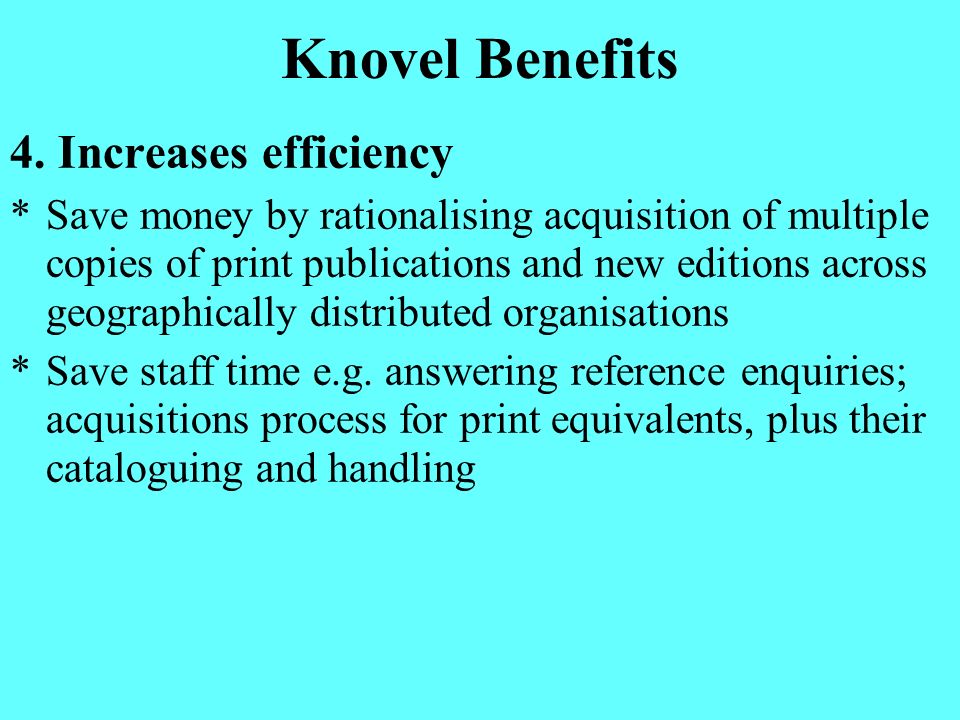 Knovel Benefits 4.