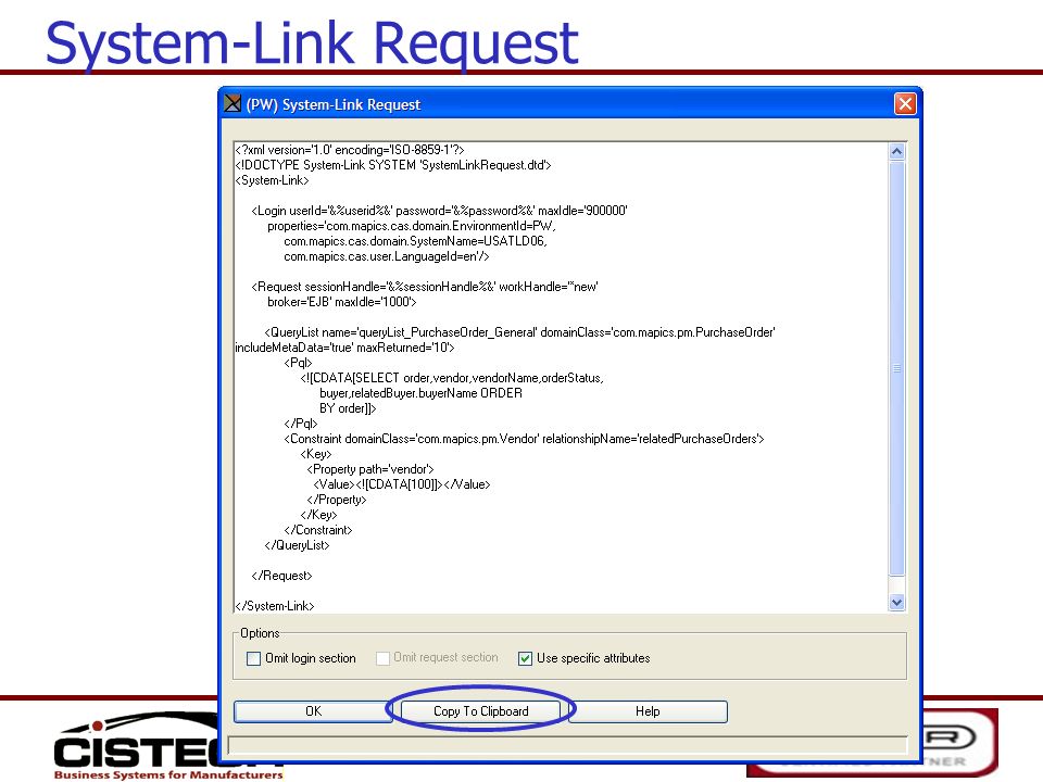 System-Link Request