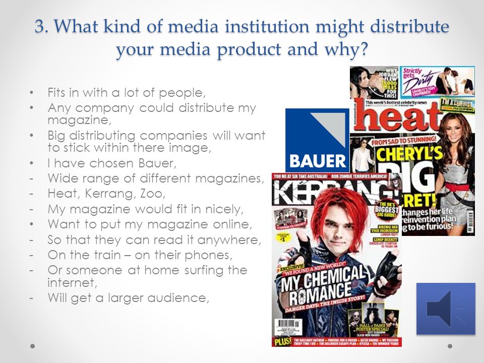 2. How does your media product present particular social groups.