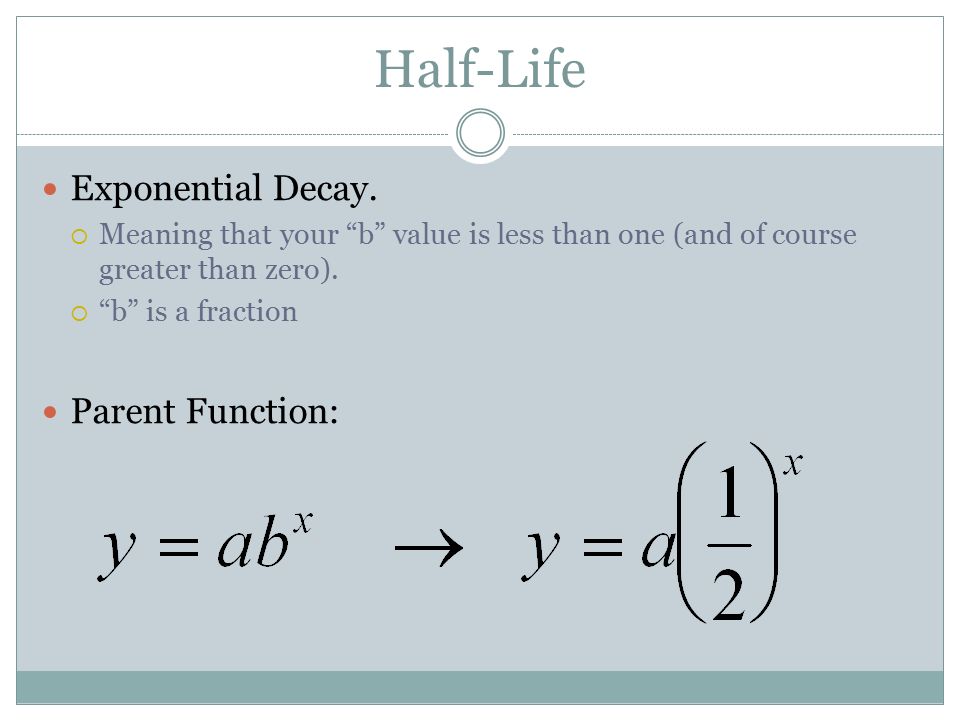 half life meaning