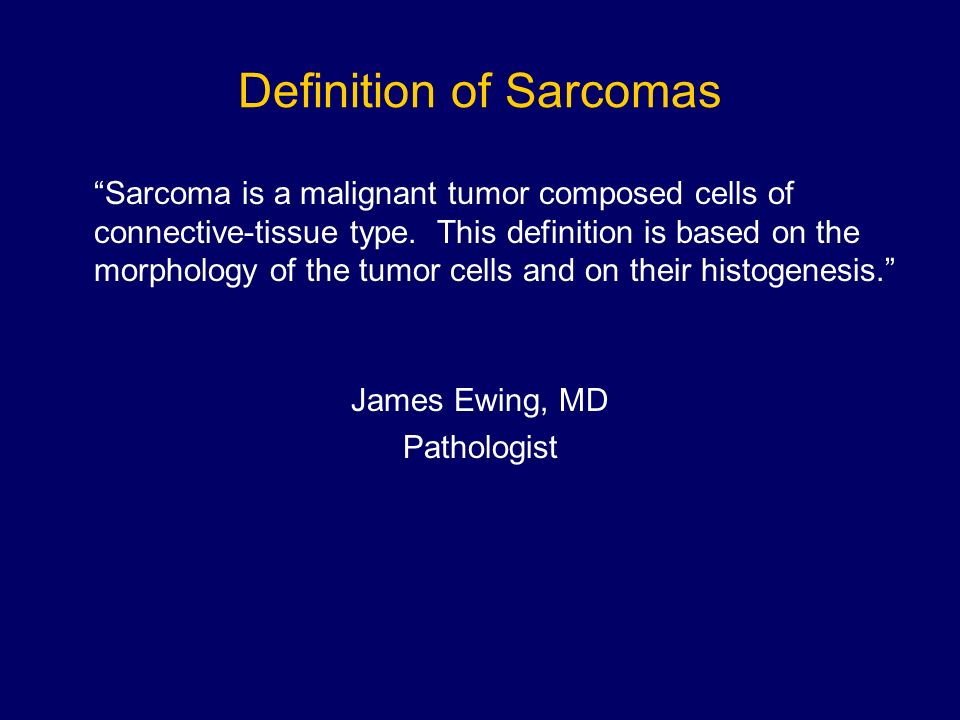 sarcoma cancer ppt)