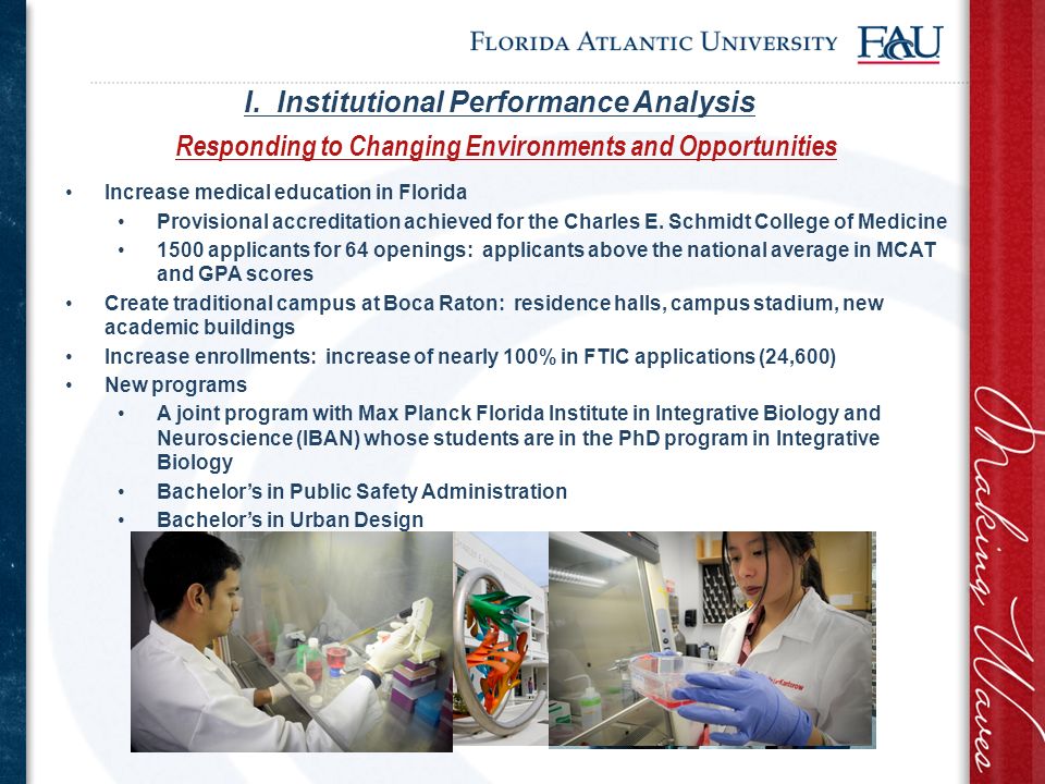 Planning for the Future: 2011 Updates to the Florida Atlantic University  Work Plan Florida Board of Governors June 22, ppt download