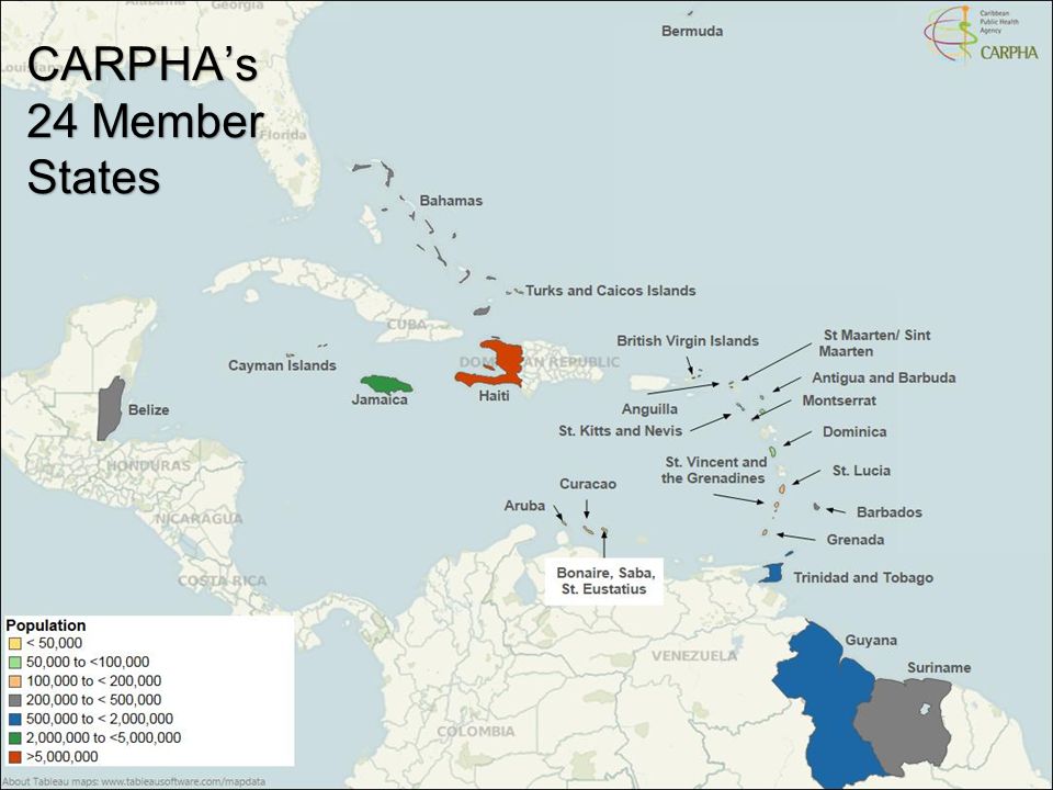 Preventing disease, promoting and protecting health CARPHA’s 24 Member States